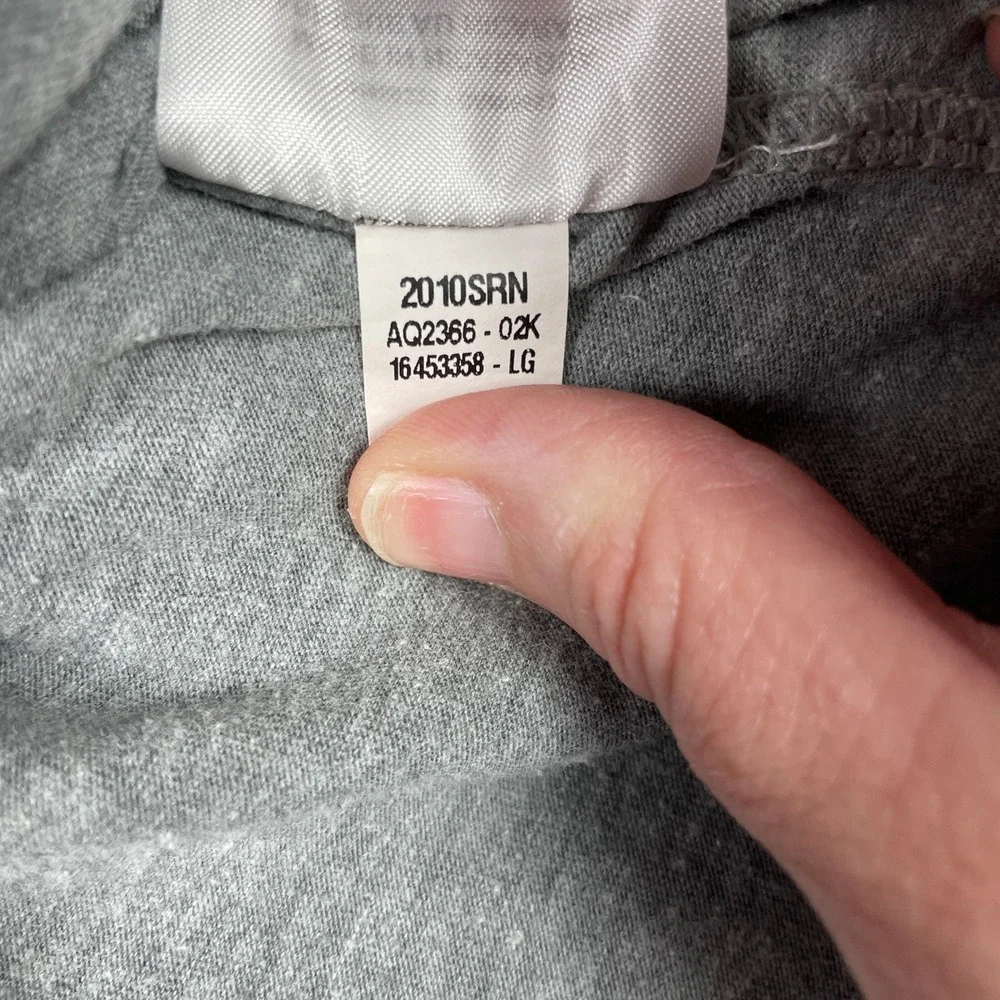 Jordan T-Shirt Mens Large Gray Jumpman Air Short Sleeve Standard Fit